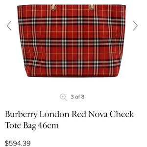 Burberry tote bag .